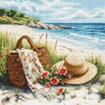 Siuvinėjimo kryželiu rinkinys &bdquo;Vasaros aidas&ldquo; 29 x 29 cm, Aida 16 ct