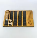 Siūlų ričių organizatorius su adatų pagalvėle, 125 vietos, 45 x 28 cm