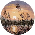 Siuvinėjimo kryželiu rinkinys &bdquo;Vakaro tyla&ldquo; 25 x 25 cm