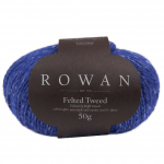 Ultramarinas Nr.: 214 - ROWAN FELTED TWEED siūlai. (Merino ir alpakos vilna)