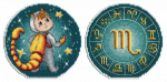 Siuvinėjimo komplektas kryželiu "Skorpionas" &mdash; Zodiako ženklas, puiki dovana