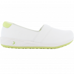 Profesinės darbo klumpės SAFETY JOGGER SOPHIE O1 ESD SRC, baltos su žaliais akcentais