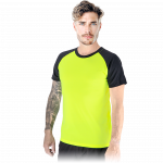 Vyri&scaron;ki mar&scaron;kinėliai BILBAO trumpomis rankovėmis, geltoni