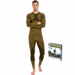 &Scaron;iltas termo komplektas VERAN THERMOACTIVE, rudos spalvos