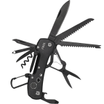 Multifunkcinis ki&scaron;eninis peilis TACTICAL GUARD SRV-MFK (15-a funkcijų)
