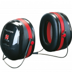 Apsauginės ausinės 3M OPTIME III K RED, su lankeliu ties kaklu