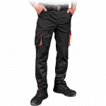 Elastingos darbo kelnės LAND BAX BLACK