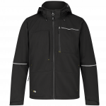 Moderni ir funkcionali striukė SJ OAK SOFTSHELL, atsparumas vandeniui 10 000 mm, juoda spalva