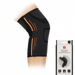 Elastinis kelio tvarstis su girnelės stabilizacija MED KNEE, apsaugai nuo traumų