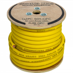 Ground Zero 50 mm&sup2; auk&scaron;tos kokybės OFC maitinimo laidas 20m &ndash; geltonas