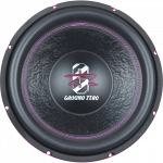 Ground Zero GZIW 12SPL PINK, automobilinis žemų dažnių garsiakalbis