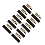 FOUR Connect 4-690732 plok&scaron;čias jungtis 2.5mm&sup2;, 2.8mm, juoda, 10vnt.