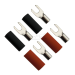 FOUR Connect 4-690815 M4 &scaron;akutės jungtis 6.0mm&sup2;, 2xRaudona ir 2xJuoda