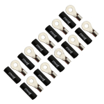 FOUR Connect 4-690953 M6 žiedinė jungtis 10mm&sup2;, 10x juoda