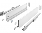 Stalčius AXIS PRO PUSH-OPEN f-ja vidutinis H-120mm B1 baltas 350mm