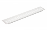 Ventiliacijos grotelės 80x480mm &scaron;lifuotas plienas