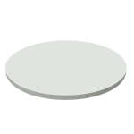 Stalvir&scaron;is stalui Baltas 8685 PE apvalus D700x25mm