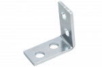 Jungtis kampinė metalinė 25x15mm