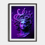 Plakatas Neoninė Medūza III