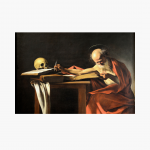 Drobė &Scaron;v. Jeronimas ra&scaron;o, Caravagio