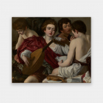Drobė Muzikantai, Caravaggio