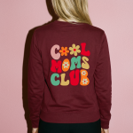Bordo džemperis COOL MOMS CLUB