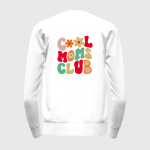 Baltas džemperis COOL MOMS CLUB