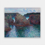 Drobė Uolos C. Monet