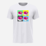 Mar&scaron;kinėliai &Scaron;altibar&scaron;čių POP, unisex baltos spalvos