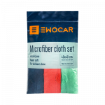 EWOCAR Trijų &Scaron;luosčių Rinkinys - Microfiber Cloth Set