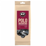 K2 Drėgnos Plastiko Valymo Servetėlės (Blizgios) - Polo (24 vnt.)