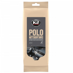 K2 Drėgnos Plastiko Valymo Servetėlės - Polo (24 vnt.)