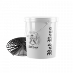 BadBoys Baltas Kibiras Su Grotelėmis