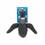 Happet pilka pliu&scaron;inė antis žaislas &scaron;unims, 25 cm