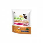 Natural Trainer Sensitive No Gluten maistas su triu&scaron;iena mažų veislių &scaron;unims, 800 g