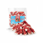 Happet Duck Wrapped with Codfish antiena ir menkė skanėstai &scaron;unims, 500 g