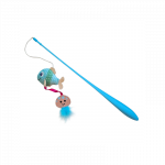 Nobby me&scaron;kerė su žuvimi ir katžole žaislas katėms, 42 cm