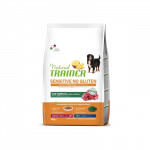 Natural Trainer Sensitive No Gluten maistas su ėriena vidutinių, didelių veislių &scaron;unims, 3 kg
