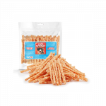 Happet Chicken & Rice Stick vi&scaron;tienos lazdelės skanėstai &scaron;unims, 500 g
