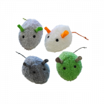 Nobby pliu&scaron;inė pelė su katžole žaislas katėms, 1 vnt.