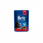 Brit Premium Beef Stew & Peas konservuotas pa&scaron;aras katėms, 100 g