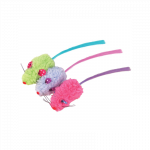 Happet Mice Set spalvotų pelyčių rinkinys žaislai katėms