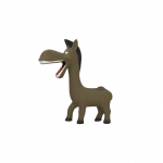 Hap asilas žaislas &scaron;unims, 17,7 cm