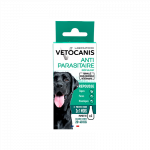 Vetocanis la&scaron;iukai nuo erkių didelių veislių &scaron;unims, 20&ndash;40 kg, 4 pip.