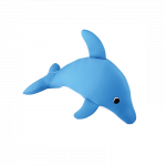 Nobby delfinas, plūduriuojantis žaislas &scaron;unims