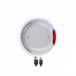 Flexi Akku pilkas LED žibintuvėlis pavadėliui &scaron;unims