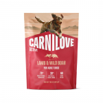Carnilove Lamb&Wild Boar sausas pa&scaron;aras &scaron;unims, 1,5 kg