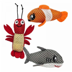 Nobby jūros gyvūnai žaislas su katžole katėms, 1 vnt.