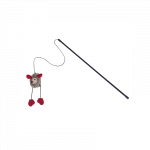 Nobby lazdelė su cypiančia pelyte žaislas katėms