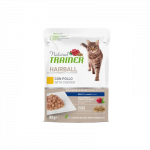 Natural Trainer Cat Hairball konservai su vi&scaron;tiena katėms, 85 g